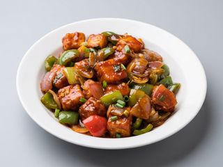 Cheese Chilly Paneer ( with Indian cheese) - Vegetarian & gluten free