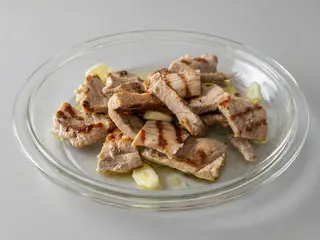 1/2 Febras de porco grelhadas