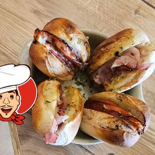 Pão D'Alho com Mozzarella e Recheio