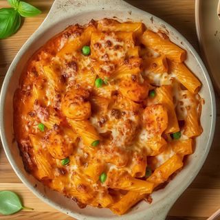 Macarrão gratinado 