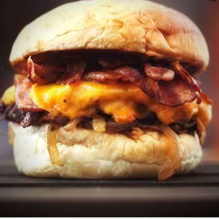 Menu Smash Burger com Bacon