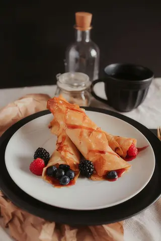 Crepe Frutos Vermelhos