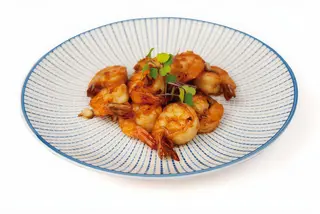 Gambas com Alho