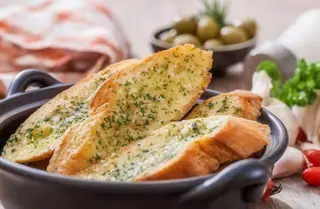 Pão de alho simples