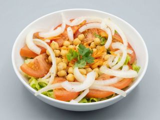 Salada composta vegan