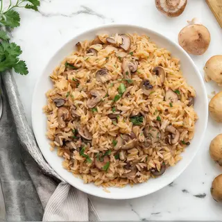 Mushroom rice