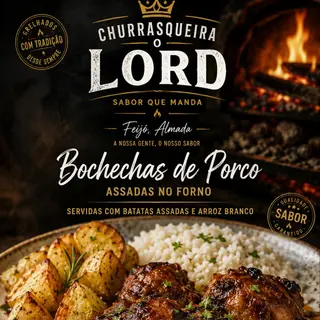 Bochechas de porco assada no forno 1 dose
