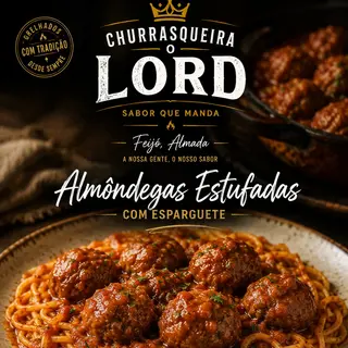 Almôndegas de peru estufadas ½ Dose