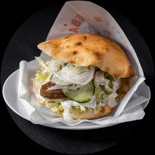 Pao turcu Falafel com Queijo (vegetariano)