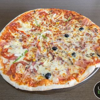 Pizza Carbonara Média