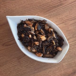 Cogumelos Fritos com Camarão