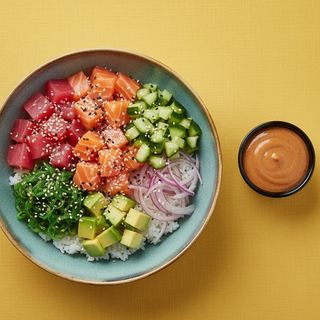 Healthy Tuna & salmon bowl