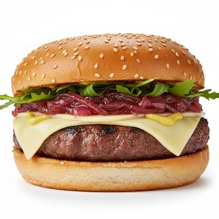 Hambúrguer Chutney de Cebola Roxa