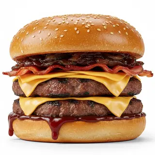 Hambúrguer Double Cheese Bacon