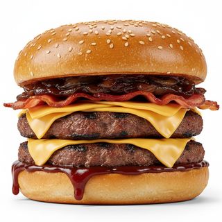 Hambúrguer Double Cheese Bacon