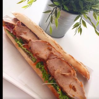 Baguete Carne Assada