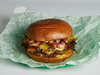 Double Smash Bacon Cheeseburguer