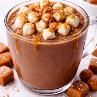 Chocolate quente caramelo 
