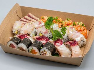 Crepe + combinado de 24 peças