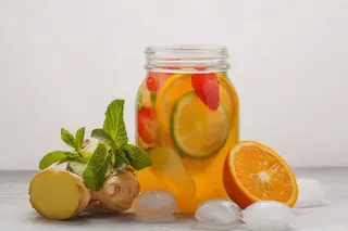 Caipirinha de Tangerina com Gengibre