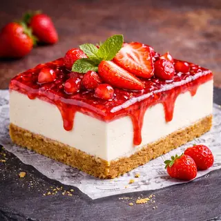 Cheesecake de morango