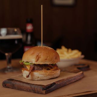Hamburguer picanha em pão