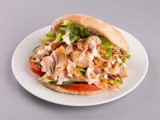 Kebab Indiano no Pão