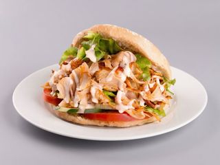 Kebab Pequeno no Pão