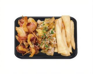 B29. Gambas com Bacon