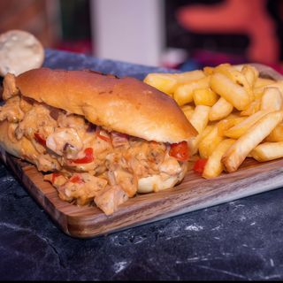 Sanduíche de crispy de frango