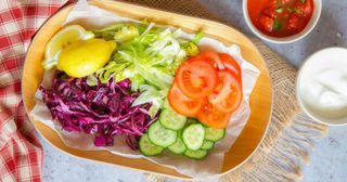 Legumes Grelhados e Mozzarella