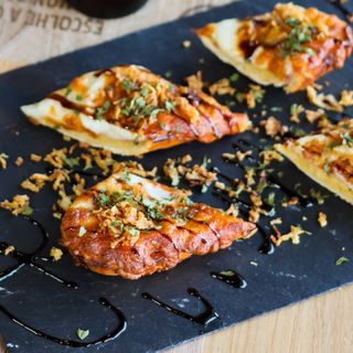 Pão de Alho C/ Queijo e Bacon