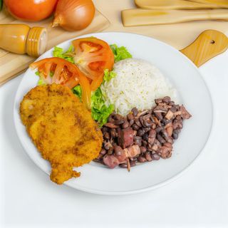 Bife de Porco à Milanesa