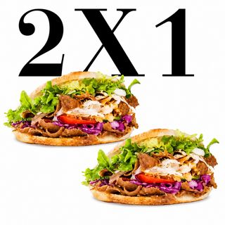 Pita Kebab - 2 por 1