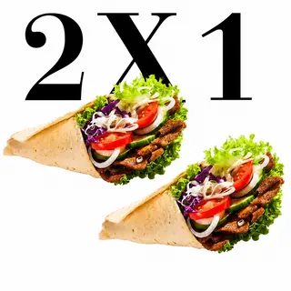 Durum Kebab - 2 por 1