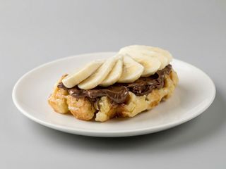 Waffle Liège Nutella Banana