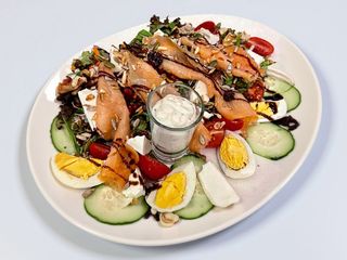 Salada de Salmão fumado