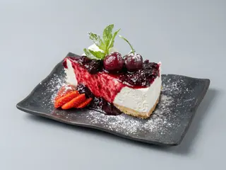 Cheesecake com frutos silvestres