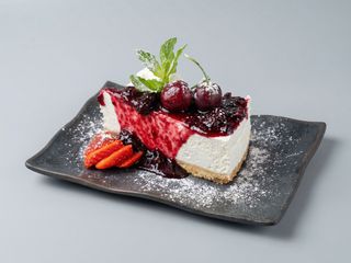Cheesecake com frutos silvestres