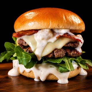 Azzurra Burguer + Batata Frita