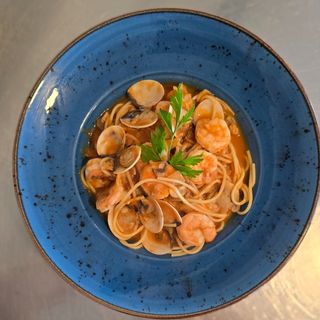 Esparguete com Frutos do Mar