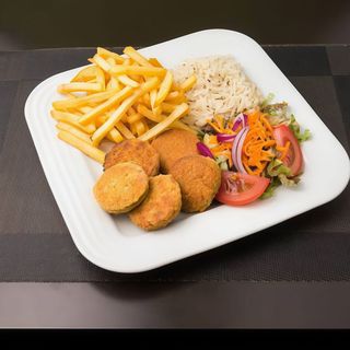 Falafel com 1 Ingrediente (Em Prato)