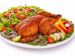 Tandoori Chicken com salada