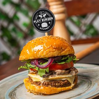 Veggie Burger + Batata frita Artesanal