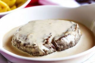 Bife com Molho Roquefort