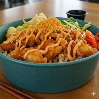 Poke Frango Crunchy
