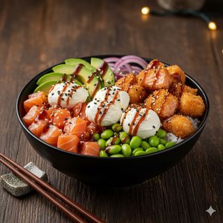 Poke Cheesy Salmão