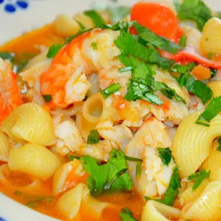 Massinha de Tamboril c/ Camarão