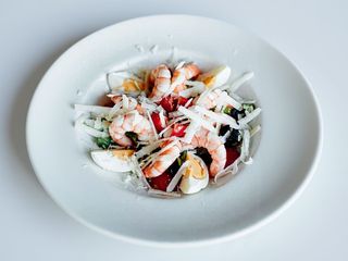 Salada de Gambas Frescas