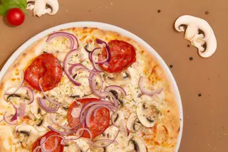 Pizza de Chourição.